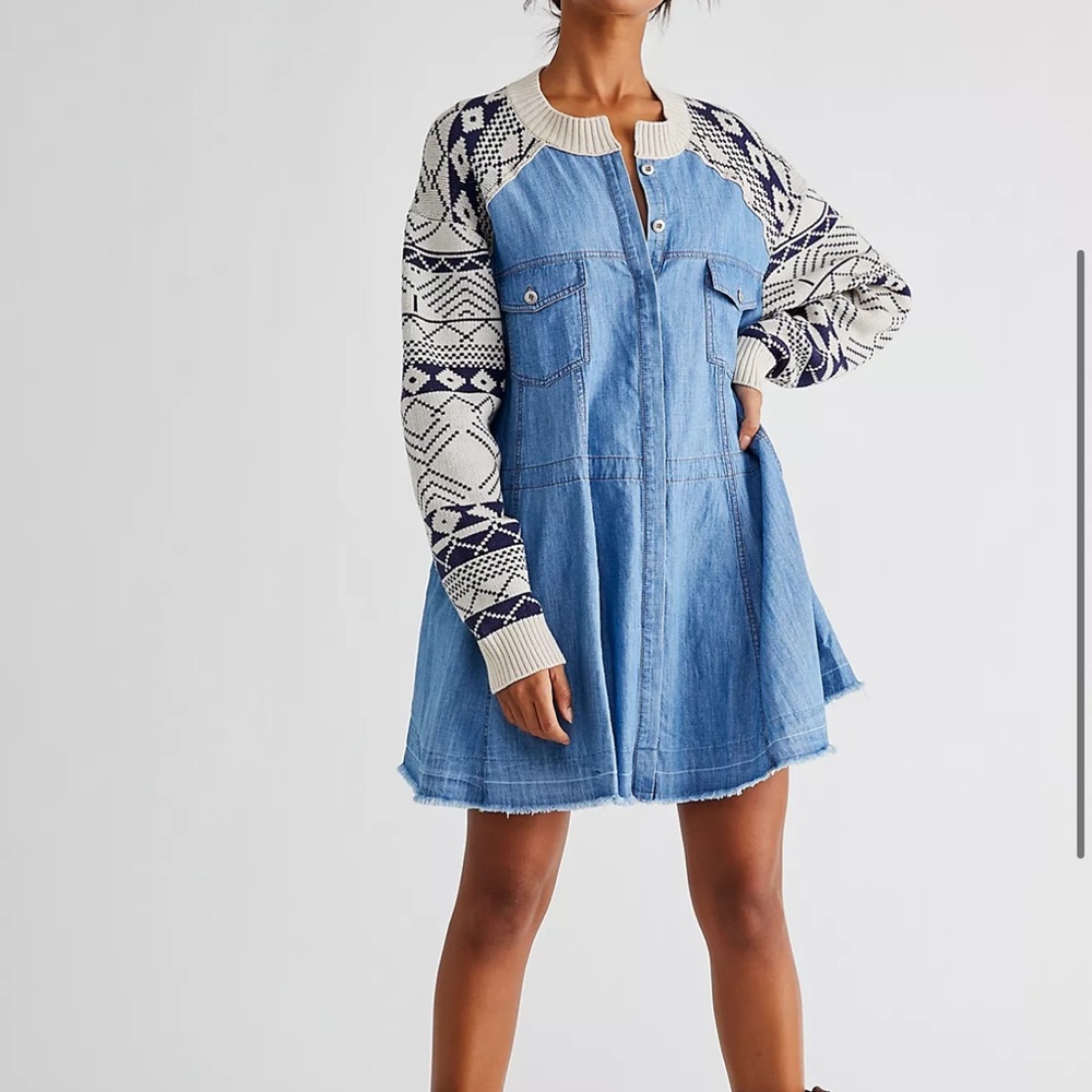 Free People Dominic Mini Dress